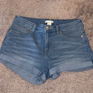 Jean shorts from H&M.